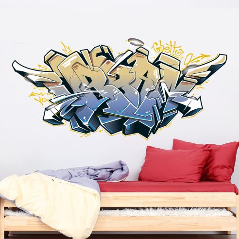 Sticker graffiti urban