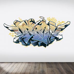 Sticker graffiti urban