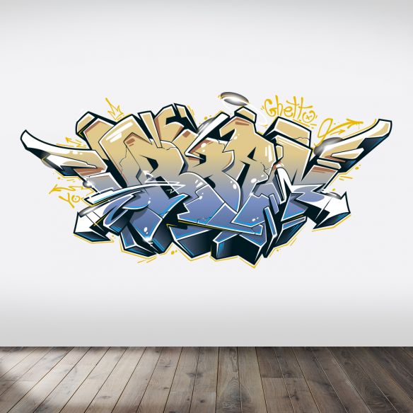 Sticker graffiti urban