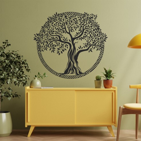 Sticker mural arbre zen