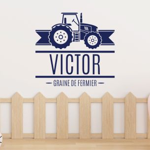 Sticker tracteur graine de fermier