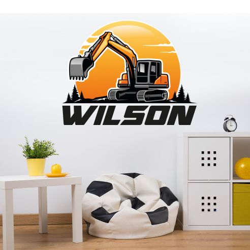 Sticker grue avec prénom