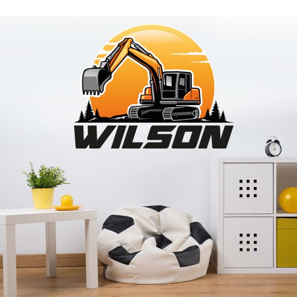 Sticker grue avec prénom