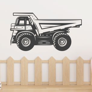 Sticker camion de chantier