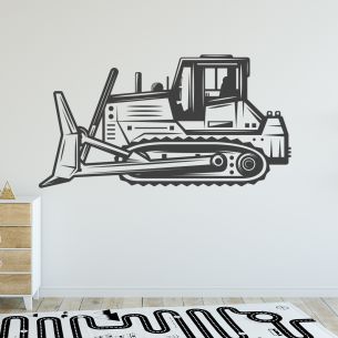 Stickers engin de chantier