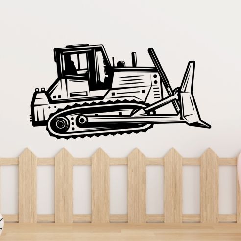 Stickers engin de chantier