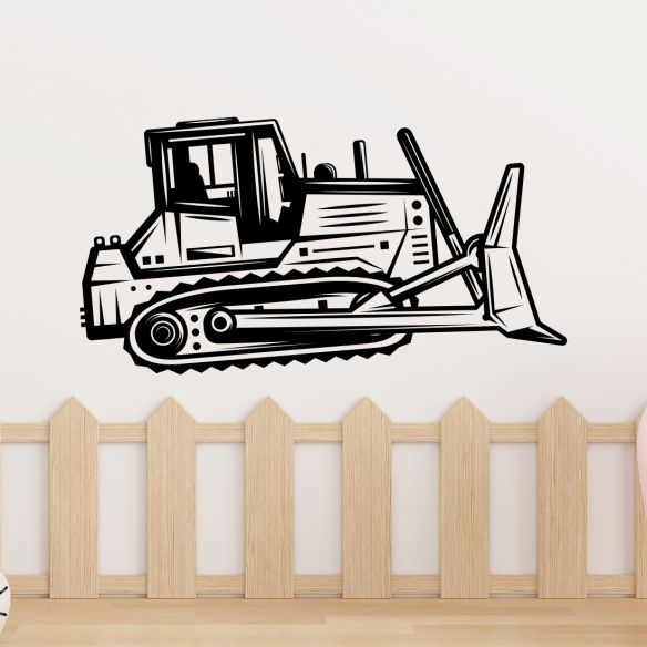 Stickers engin de chantier