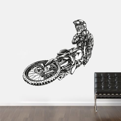 Sticker motocross