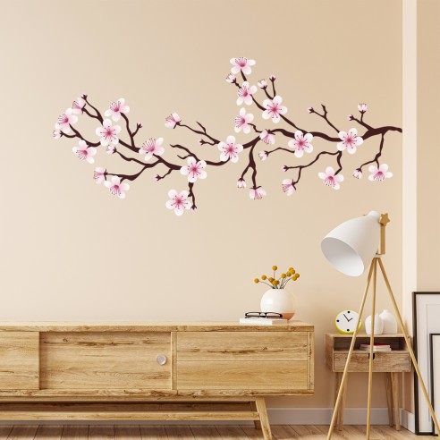 Sticker cerisier japonais