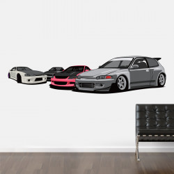 Sticker voitures tuning