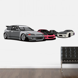 Sticker voitures tuning