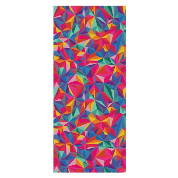 Adhésif dépoli géométrique