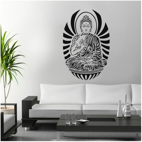 Décoration murale Bouddha - Stickers muraux zen