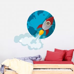 Sticker fusée