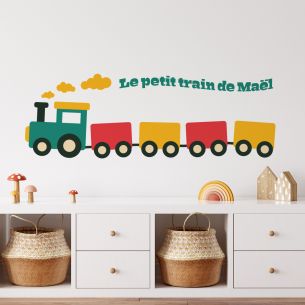 Sticker train personnalisé 2