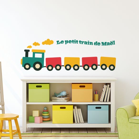 Sticker train personnalisé