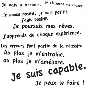 Pack stickers citation pour enfant