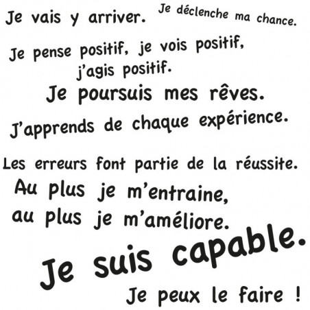 Pack stickers citation pour enfant