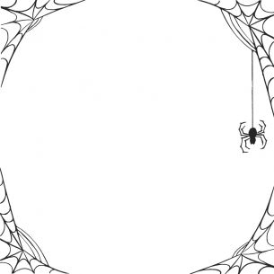 Stickers toile d'araignée