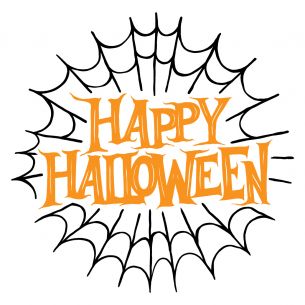 Stickers toile d'araignée halloweeen