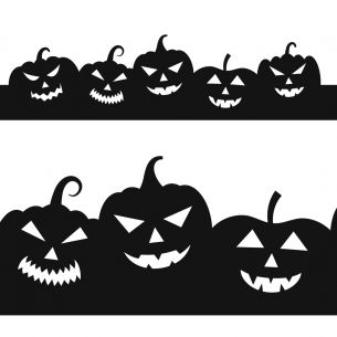 Stickers citrouilles d'Halloween