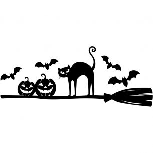 Sticker vitrine halloween 2