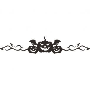 Stickers citrouilles halloween