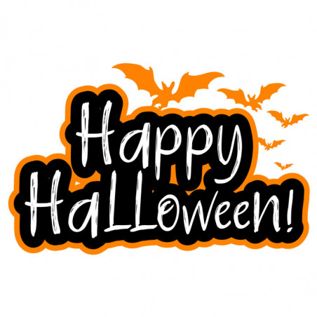Stickers happy halloween