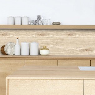 Crédence adhésive texture bois 2