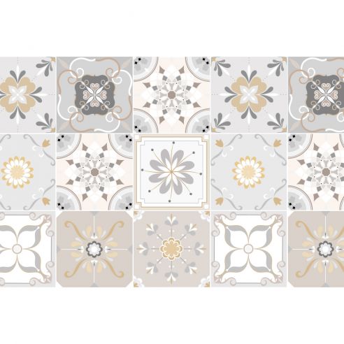 Crédence adhésive carreaux de ciment