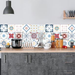 Crédence adhésive carreaux de ciment 2