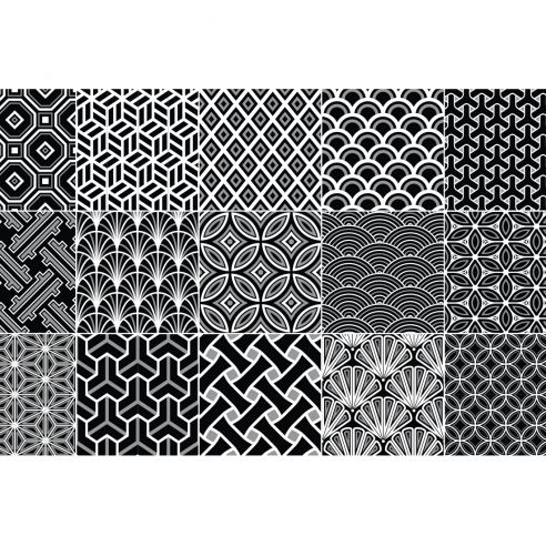 Crédence adhésive carreaux de ciment