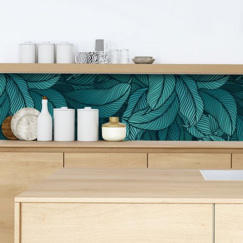 Crédence adhésive tropical