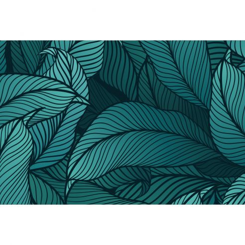 Crédence adhésive tropical