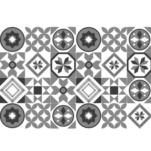 Crédence adhésive carreaux de ciment