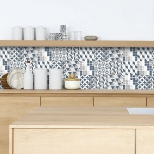 Crédence adhésive carreaux de ciment 2