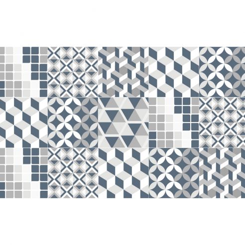 Crédence adhésive carreaux de ciment