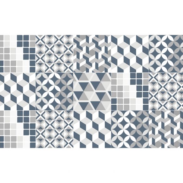 Crédence adhésive carreaux de ciment