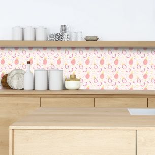 Crédence adhésive ananas