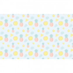 Crédence adhésive ananas