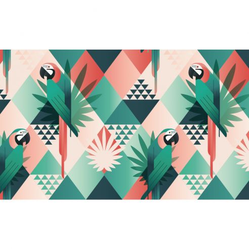 Crédence adhésive tropical