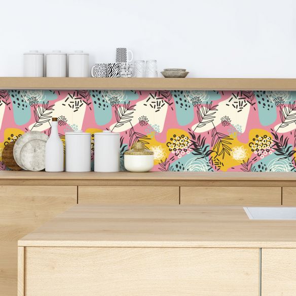 Crédence adhésive déco jungle