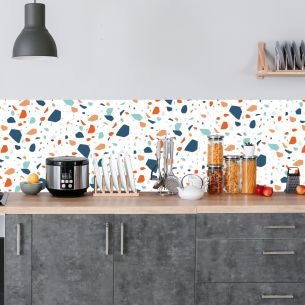 Crédence adhésive terrazzo 2