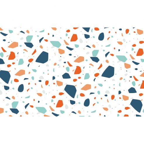 Crédence adhésive terrazzo