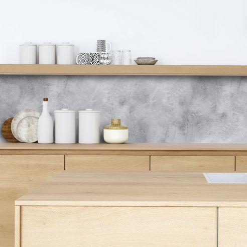 Crédence adhésive effet béton