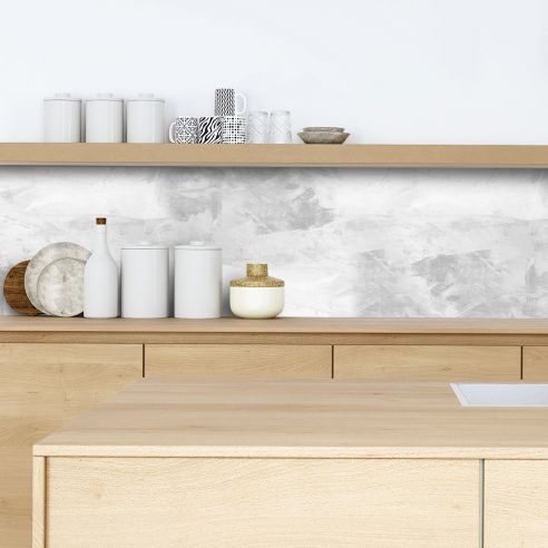 Crédence adhésive effet béton