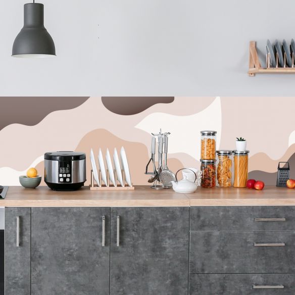 Crédence adhésive design abstrait