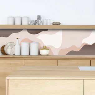 Crédence adhésive design abstrait