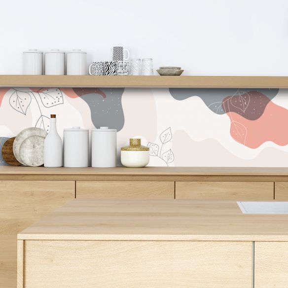 Crédence adhésive abstrait