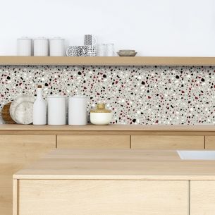 Crédence adhésive terrazzo 2
